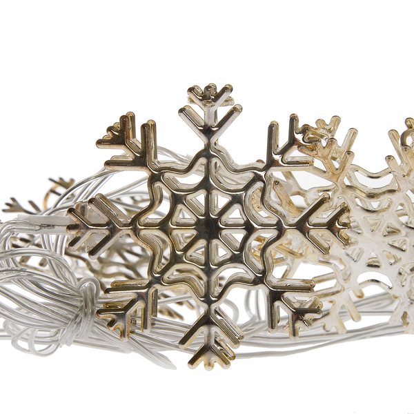 LED-Lichterkette Hurup - PVC / Kupfer - Silber