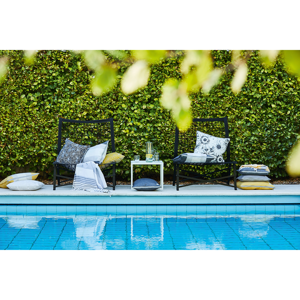 Kissenbezug Selent - Grau - 49 x 49 cm