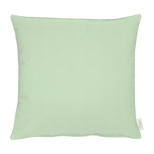 Kissenbezug Adrar - Webstoff - Mintgrau - 49 x 49 cm