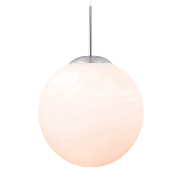 Pendelleuchte Balla II - Milchglas / Eisen - 1-flammig