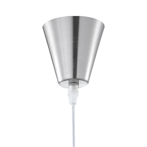 Pendelleuchte Balla II - Milchglas / Eisen - 1-flammig