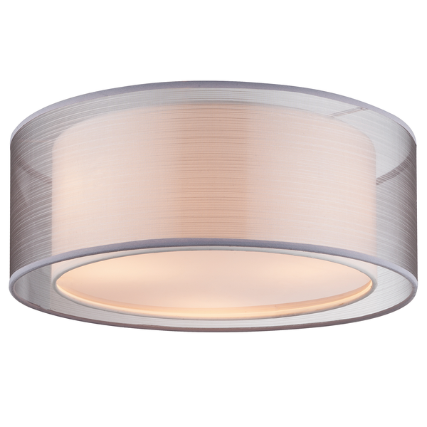 Deckenleuchte Theo - Mischgewebe / Acrylglas - 3-flammig