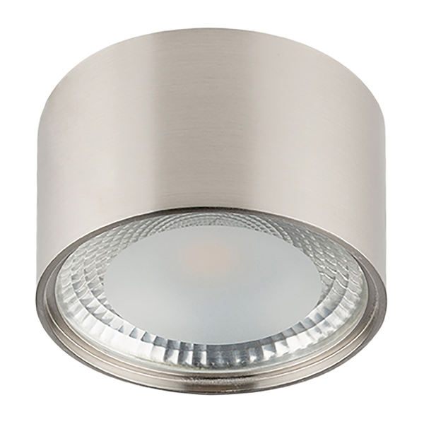 LED-Deckenleuchte Serena - Kristallglas / Eisen - 1-flammig - Vernickelt