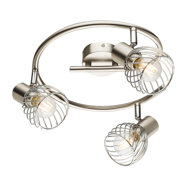 Deckenleuchte Texas I - Eisen - 3-flammig