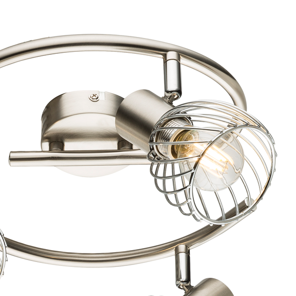 Deckenleuchte Texas I - Eisen - 3-flammig