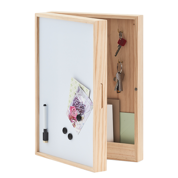 Schlüsselkasten Storvorde I - Weiß / Braun