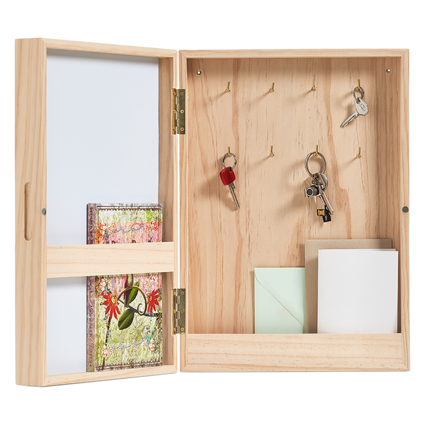 Schlüsselkasten Storvorde I - Weiß / Braun