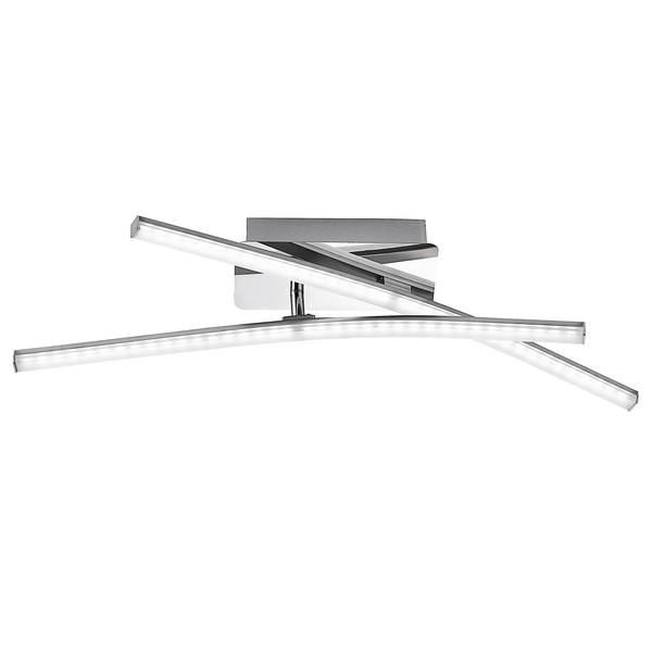 LED-Deckenleuchte Simon I - Metall / Kunststoff - 2-flammig