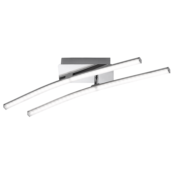 LED-Deckenleuchte Simon I - Metall / Kunststoff - 2-flammig