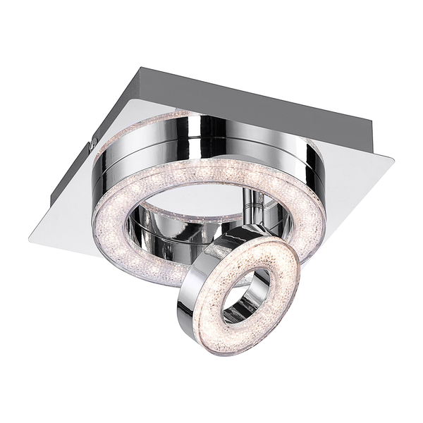 LED-Deckenleuchte Tim - Metall / Kunststoff - 1-flammig