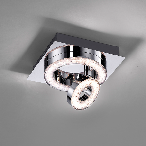 LED-Deckenleuchte Tim - Metall / Kunststoff - 1-flammig