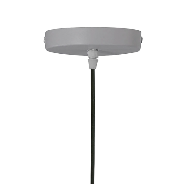 Pendelleuchte Eva - Metall - 1-flammig - Grau