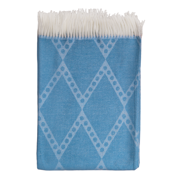 Plaid Melody Persia - Webstoff - Jeansblau