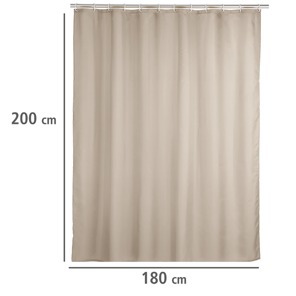 Anti-Schimmel Duschvorhang Pococi - Webstoff - Beige