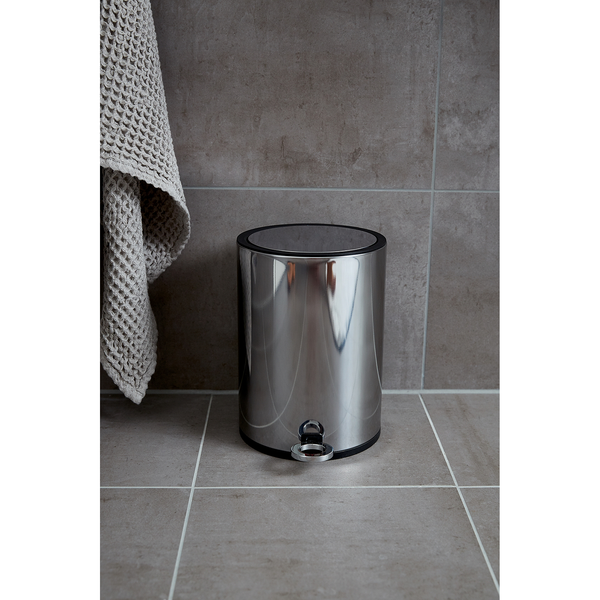 Treteimer Monza - Edelstahl / Polypropylen - Silber