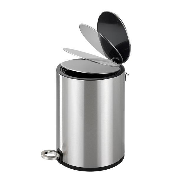 Treteimer Monza - Edelstahl / Polypropylen - Silber