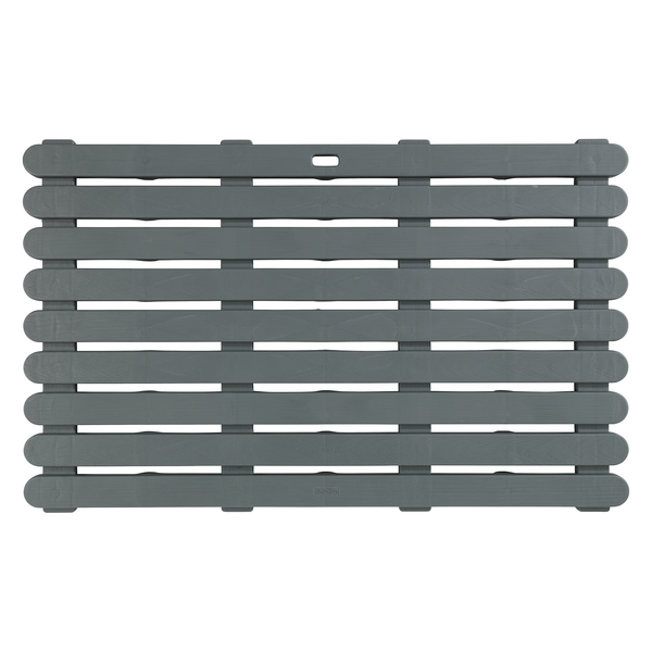 Badematte Lommel - Vinyl - Grau