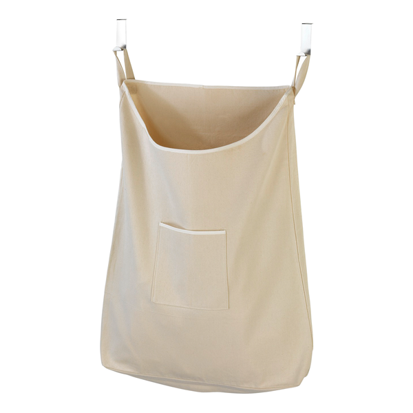 Wäschesammler Canguro - Edelstahl - Beige
