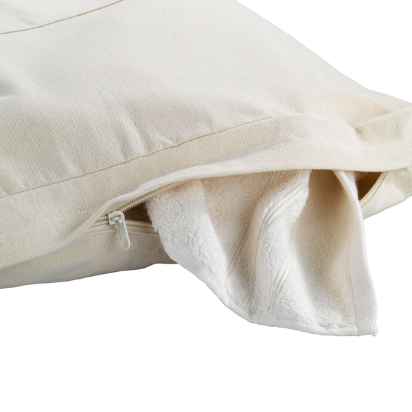 Wäschesammler Canguro - Edelstahl - Beige