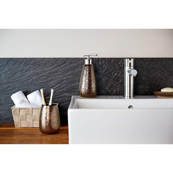 Bad-Accessoire-Set Marrakesh (3-teilig) - Braun - Keramik