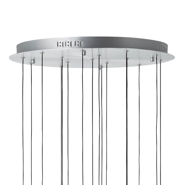 LED-Pendelleuchte Cembalo I - Acrylglas / Stahl - Flammenanzahl: 16