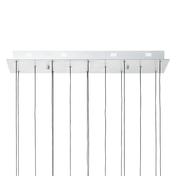 LED-Pendelleuchte Cembalo III - Acrylglas / Stahl - Flammenanzahl: 14