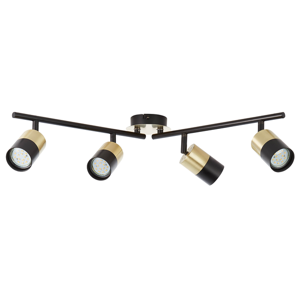 Deckenleuchte Maribel - Stahl - Flammenanzahl: 4