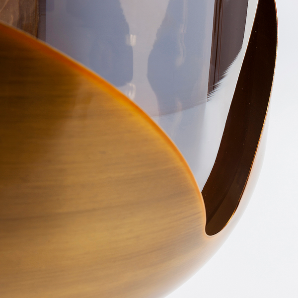 Tischleuchte Golden Goblet - Glas / Stahl - 1-flammig