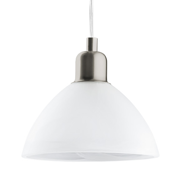 Pendelleuchte Brenda I - Glas / Stahl - 1-flammig