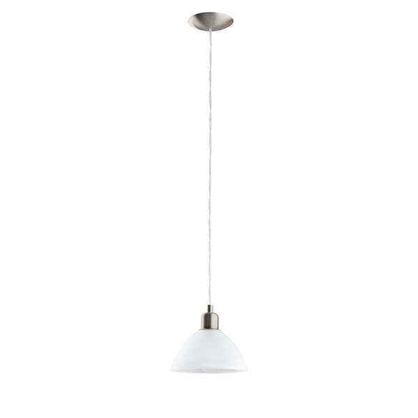 Pendelleuchte Brenda I - Glas / Stahl - 1-flammig