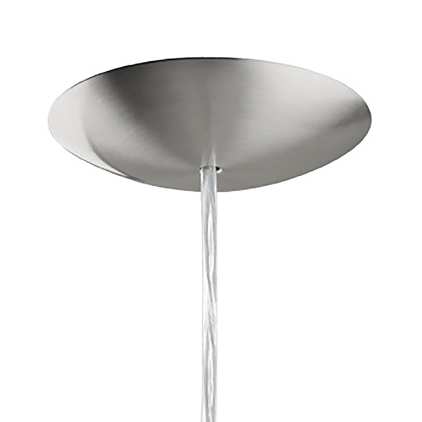 Pendelleuchte Brenda I - Glas / Stahl - 1-flammig