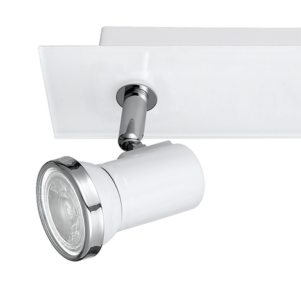 LED-Badleuchte Tamara II - Stahl - 3-flammig