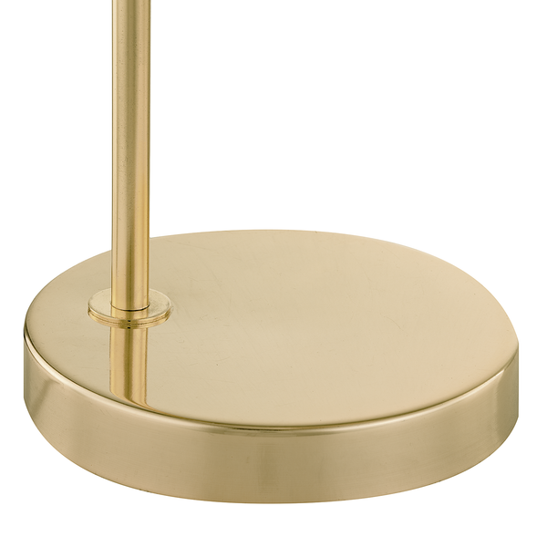 Tischleuchte KJUL - Metall Gold glänzend / Glas Bernsteinfarben