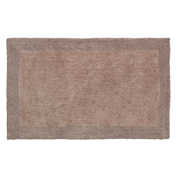 Badematte Luxor - Webstoff - Taupe - 60 x 100 cm