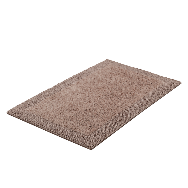 Badematte Luxor - Webstoff - Taupe - 60 x 100 cm