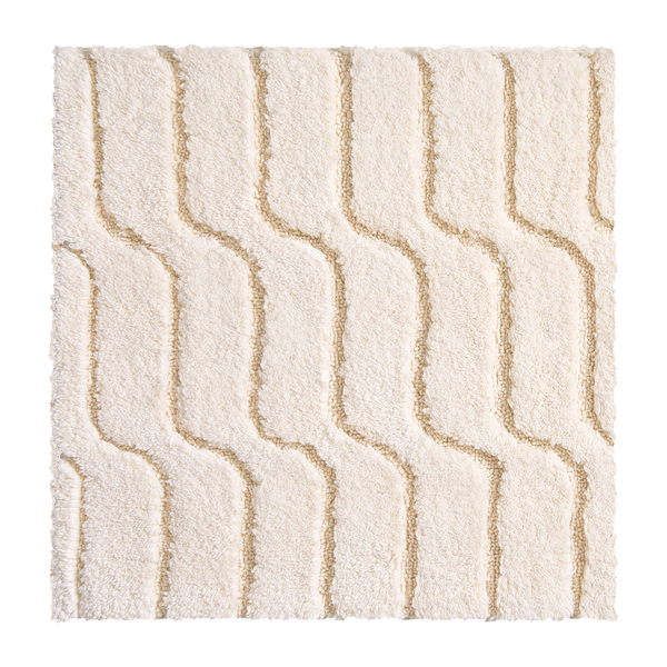 Badematte Vogue - Webstoff - Ivory - 60 x 60 cm