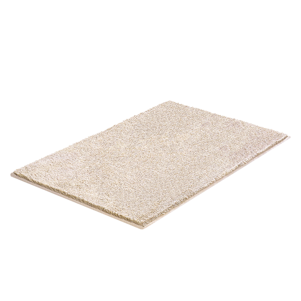 Badematte Marla - Webstoff - Beige - 60 x 90 cm