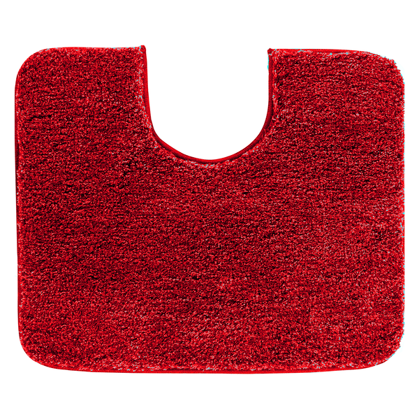 WC-Vorleger Melange - Webstoff - Rot