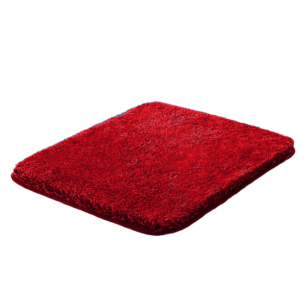 Badematte Melange - Webstoff - Rot - 50 x 60 cm