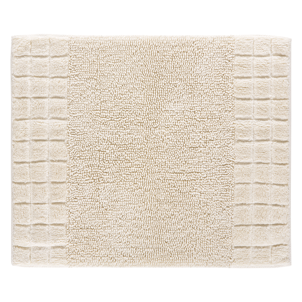 Badematte Chess - Webstoff - Beige - 50 x 60 cm
