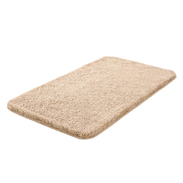Badematte Melange - Webstoff - Beige - 50 x 80 cm