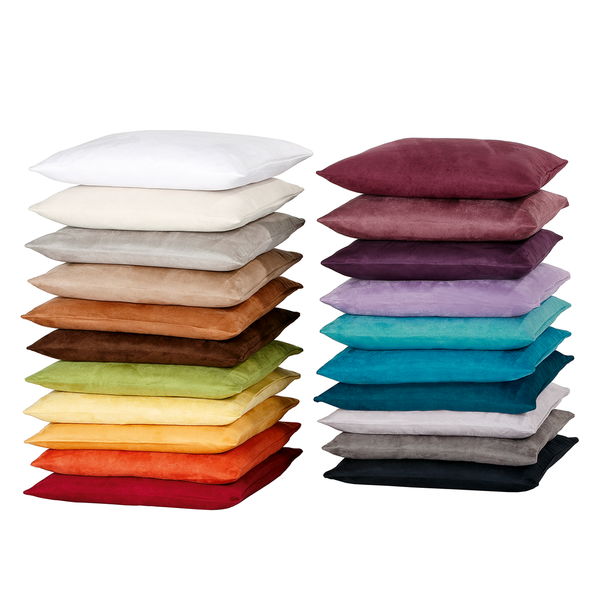 Kissenbezug Alcatraz (2er-Set) - Kunstfaser - Marineblau - 40 x 40 cm