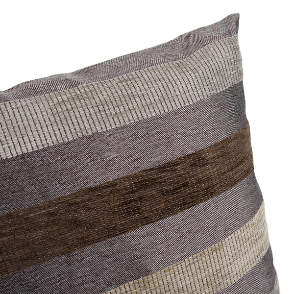 Kissenbezug Griffin (2er-Set) - Kunstfaser - Braun / Sand - 50 x 50 cm