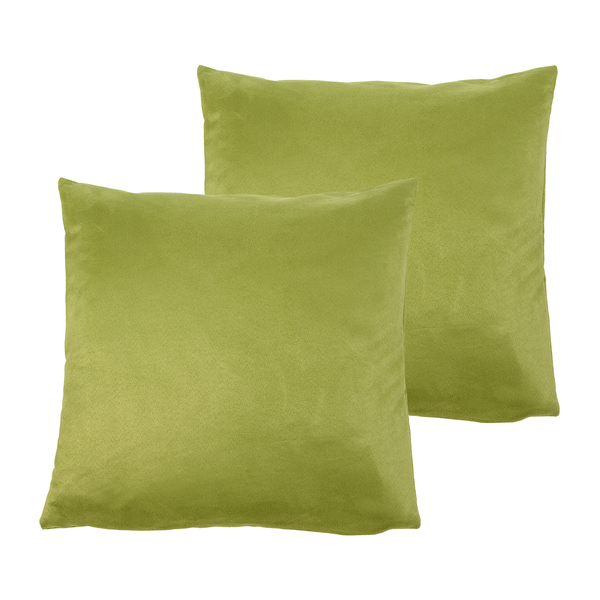 Kissenbezug Alcatraz (2er-Set) - Kunstfaser - Khaki - 50 x 50 cm