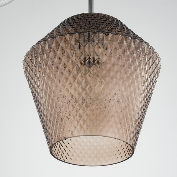 Pendelleuchte Vagar III - Eisen / Glas - 3-flammig