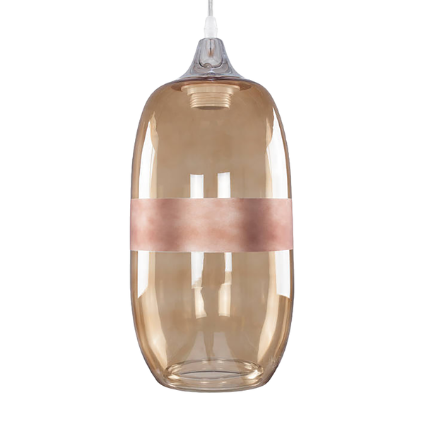 Pendelleuchte Kari - Glas / Eisen - 1-flammig