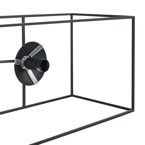 Pendelleuchte Q-Ball II - Milchglas / Eisen -4-flammig