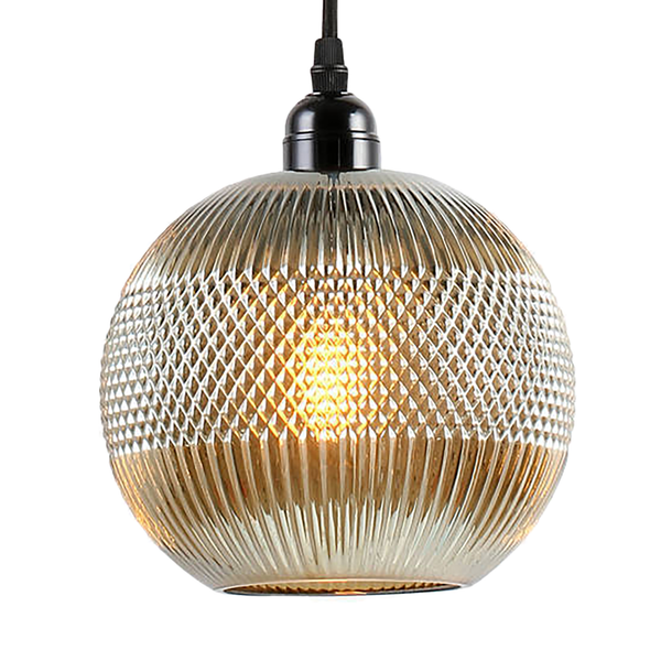 Pendelleuchte Fred - Glas / Eisen - 1-flammig