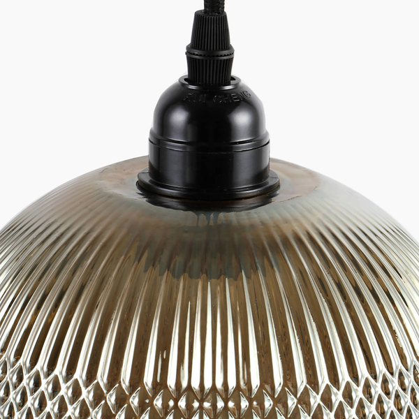 Pendelleuchte Fred - Glas / Eisen - 1-flammig