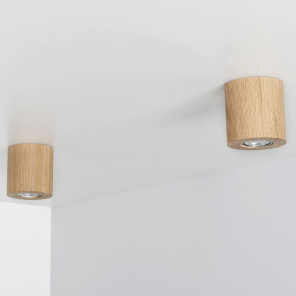 LED-Deckenleuchte Wooddream III - Eiche massiv - 1-flammig